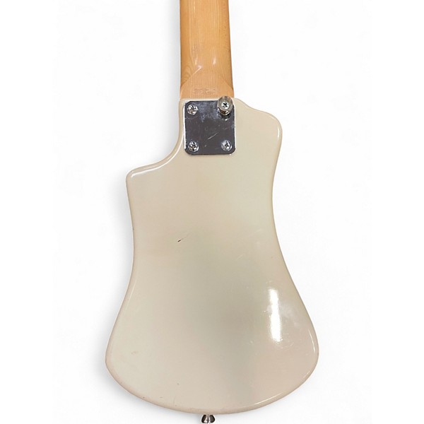 Used Brownsville New York MIni White Electric Guitar