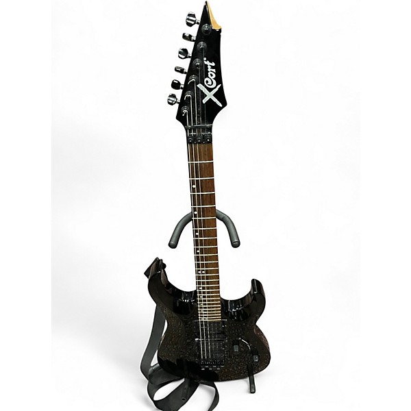 Used Cort X6 Black Solid Body Electric Guitar