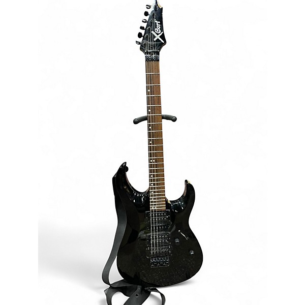 Used Cort X6 Black Solid Body Electric Guitar