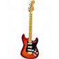 Used Fender Player Stratocaster Plus Top Aged Cherry Burst Solid Body Electric Guitar thumbnail