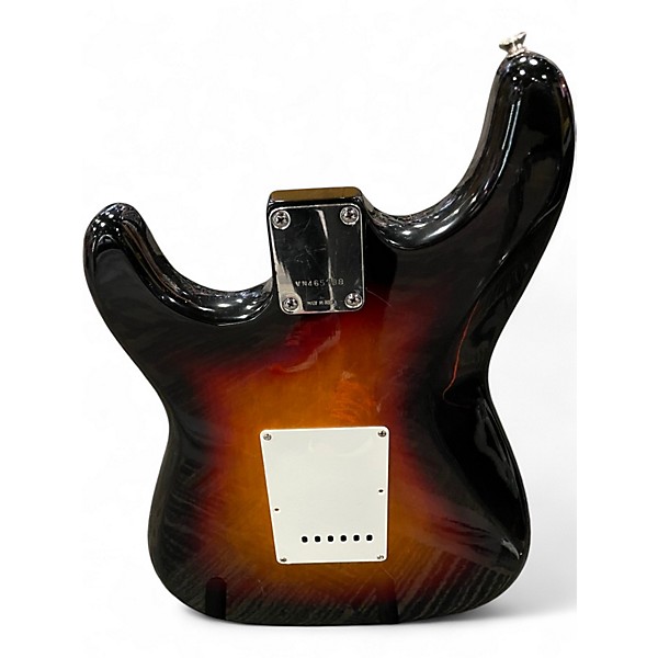 Used Squier Standard Stratocaster 3 Tone Sunburst Solid Body Electric Guitar