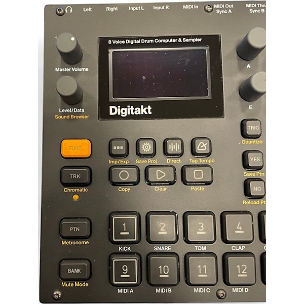 Used Elektron DIGITAKT Drum Machine