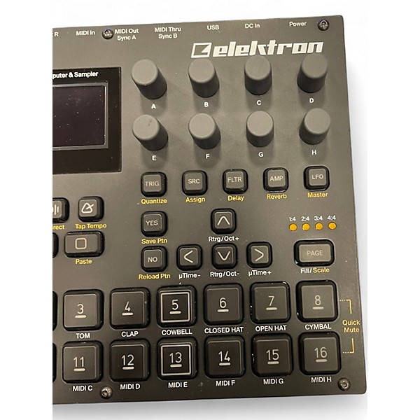 Used Elektron DIGITAKT Drum Machine