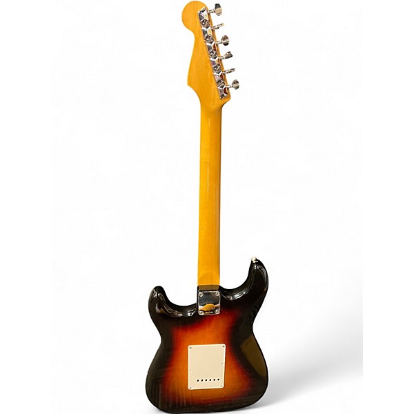 Used Squier Standard Stratocaster 3 Tone Sunburst Solid Body Electric Guitar