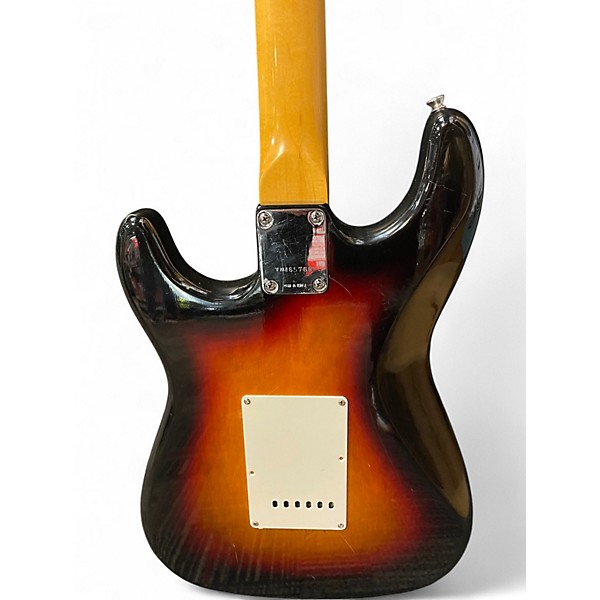 Used Squier Standard Stratocaster 3 Tone Sunburst Solid Body Electric Guitar