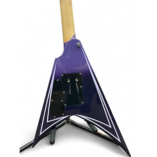 Used Esp Ltd Alexi Laiho Hexed Sawtooth Arrow PURPLE FADE Solid Body Electric Guitar