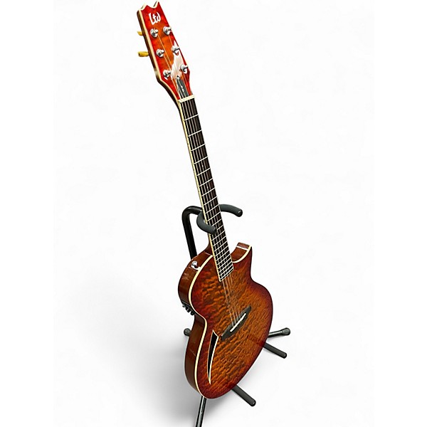 Used Ltd TL-6 Tiger Eye Burst Acoustic Electric Guitar