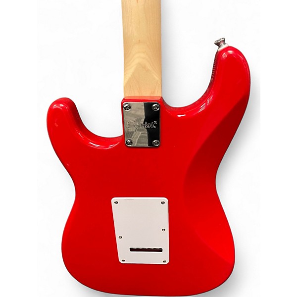 Used Squier  Sonic Stratocaster  Red Solid Body Electric Guitar