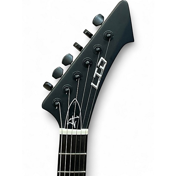 Used ESP LTD James Hetfield Snakebyte Black Solid Body Electric Guitar