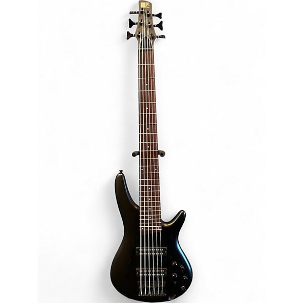 Used Ibanez SR306EB Weathered Black Electric Bass Guitar