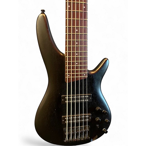 Used Ibanez SR306EB Weathered Black Electric Bass Guitar