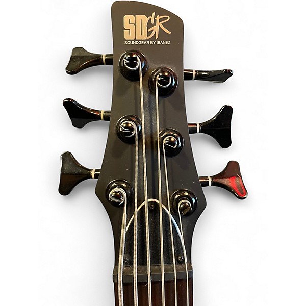 Used Ibanez SR306EB Weathered Black Electric Bass Guitar