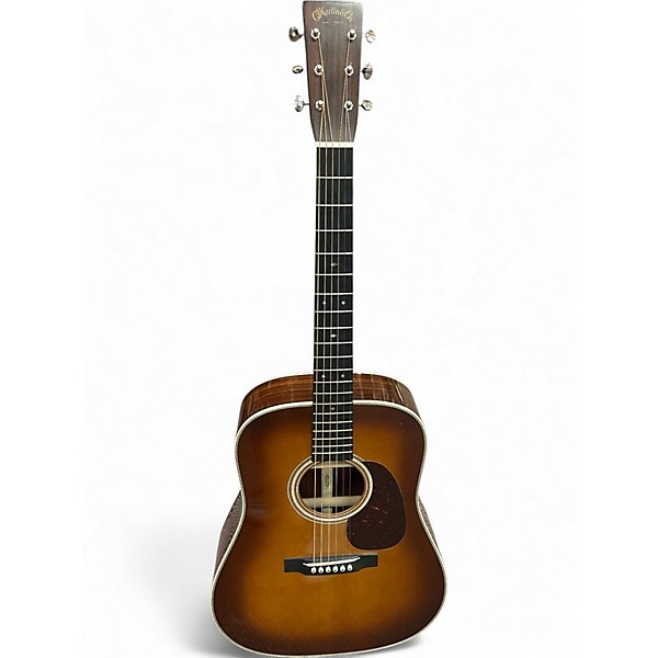 Used Martin D28 Custom Authentic 1937 Sunburst Acoustic Electric Guitar