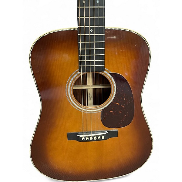 Used Martin D28 Custom Authentic 1937 Sunburst Acoustic Electric Guitar