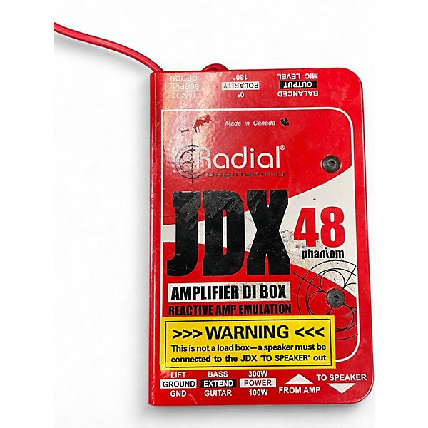 Used Radial Engineering JDX48 DI BOX Pedal