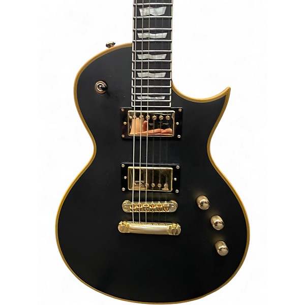 Used ESP LTD EC1000 Deluxe BLACK Solid Body Electric Guitar