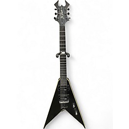 Used B.C. Rich Jr V IT Invisibolt Satin Black Solid Body Electric Guitar