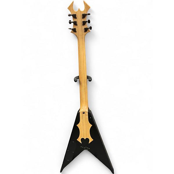 Used B.C. Rich Jr V IT Invisibolt Satin Black Solid Body Electric Guitar