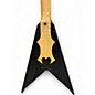 Used B.C. Rich Jr V IT Invisibolt Satin Black Solid Body Electric Guitar