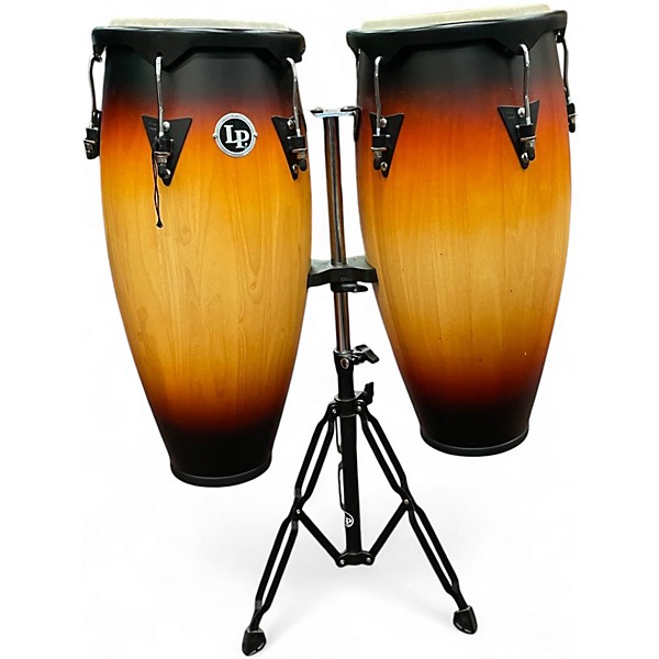 Used LP CITY CONGA SET 10" AND 11" WITH STAND  Conga