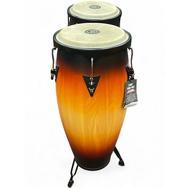 Used LP CITY CONGA SET 10" AND 11" WITH STAND  Conga