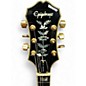 Used Epiphone Sheraton Ebony Hollow Body Electric Guitar