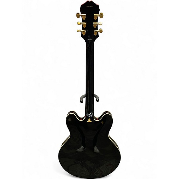 Used Epiphone Sheraton Ebony Hollow Body Electric Guitar