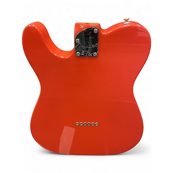 Used 2021 Fender Deluxe Nashville Telecaster Fiesta Red Solid Body Electric Guitar