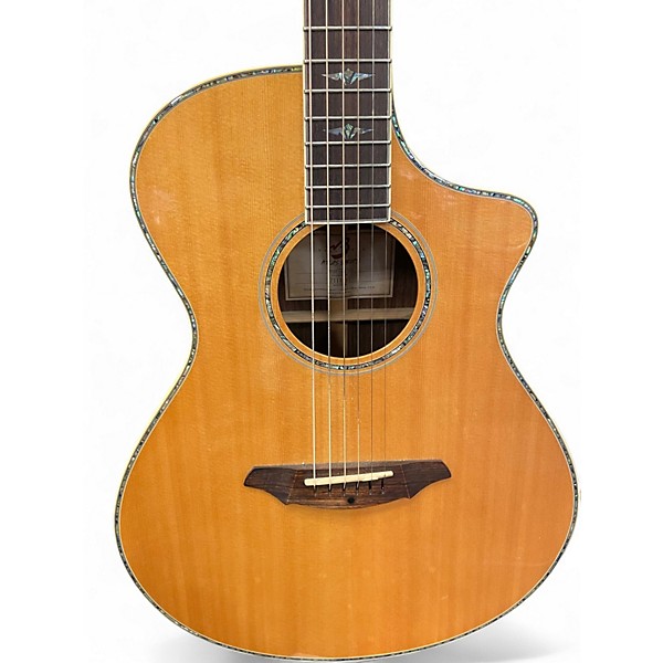 Used Breedlove Atlas Stage Series C25/SRE Concert Natural Acoustic Electric Guitar