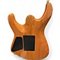 Used 2022 Charvel Pro-Mod DK24 HH FR M Mahogany with Quilt Maple Dark Amber Solid Body Electric Guitar