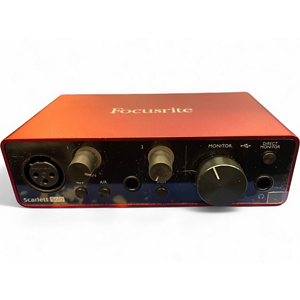 Used Focusrite Scarlett Solo Gen 3 Audio Interface
