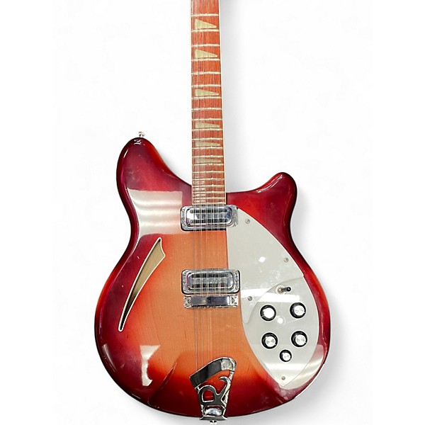 Vintage 1993 Rickenbacker 360/12 Fireglo Hollow Body Electric Guitar