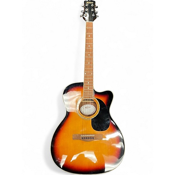 Used Mitchell O120 3 Color Sunburst Acoustic Electric Guitar