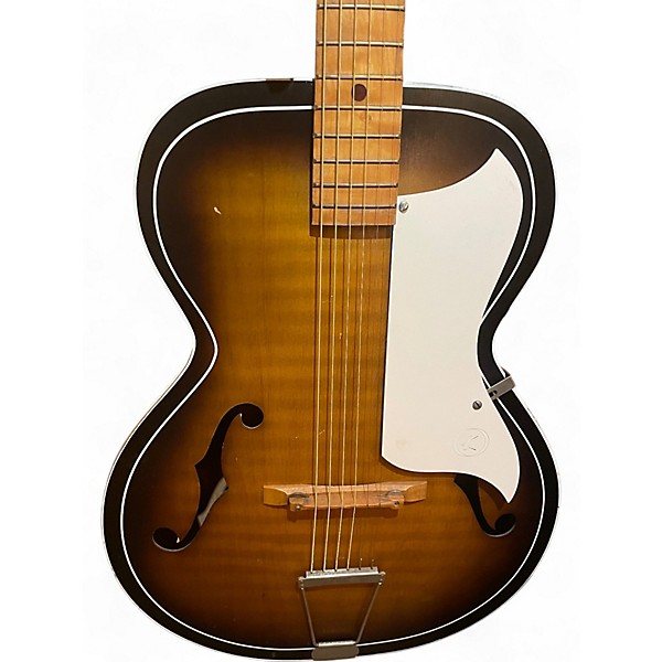 Vintage 1960s Kay N2 Sunburst Acoustic Guitar