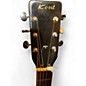 Vintage 1960s Kent KT310 Natural top Cherry back Acoustic Guitar
