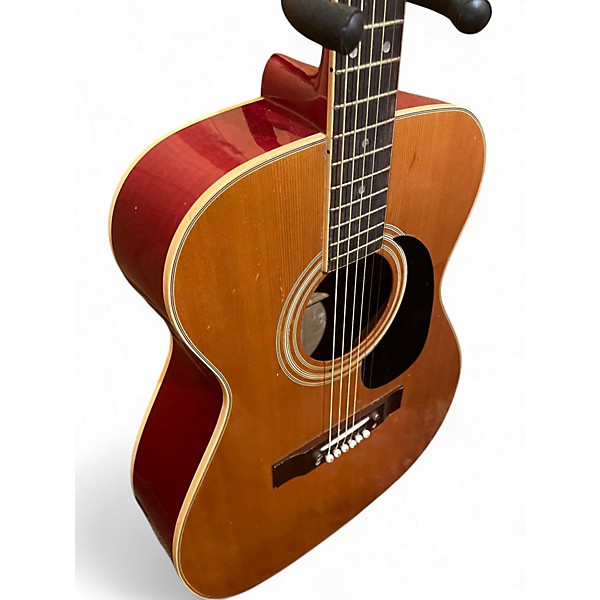 Vintage 1960s Kent KT310 Natural top Cherry back Acoustic Guitar