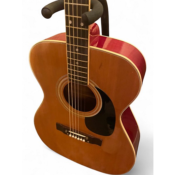 Vintage 1960s Kent KT310 Natural top Cherry back Acoustic Guitar