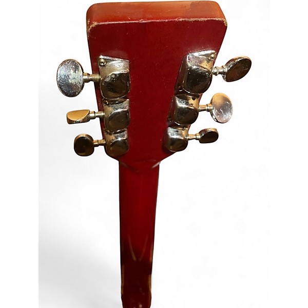 Vintage 1960s Kent KT310 Natural top Cherry back Acoustic Guitar