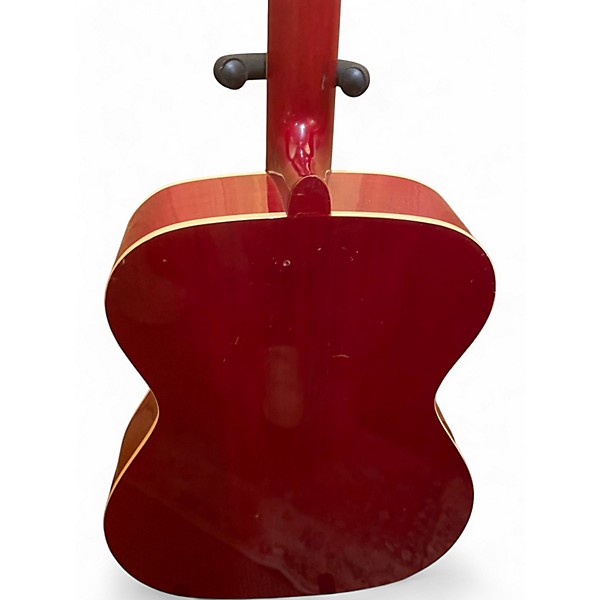 Vintage 1960s Kent KT310 Natural top Cherry back Acoustic Guitar