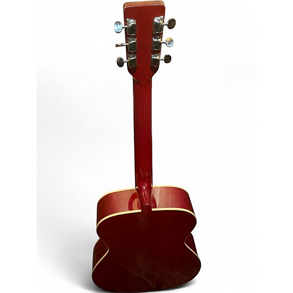 Vintage 1960s Kent KT310 Natural top Cherry back Acoustic Guitar