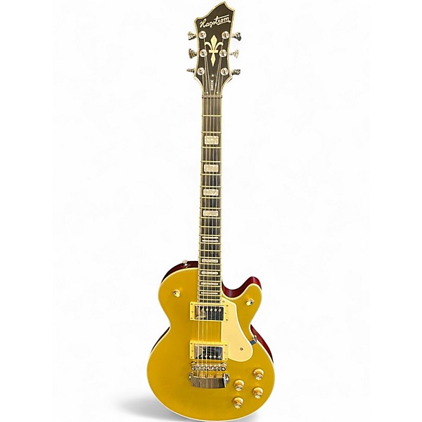 Used Hagstrom Super Swede Gold Solid Body Electric Guitar
