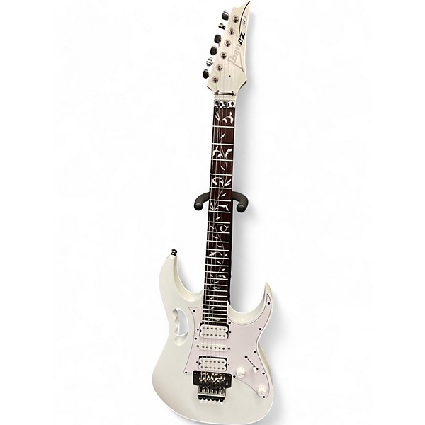 Used Ibanez JEMJR Arctic White Solid Body Electric Guitar