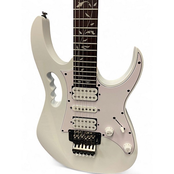 Used Ibanez JEMJR Arctic White Solid Body Electric Guitar