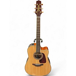 Used Takamine P4DC Natural Acoustic Electric Guitar