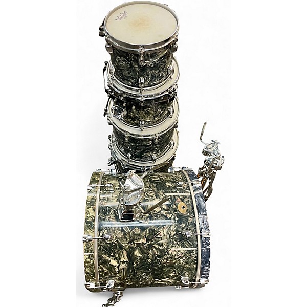 Used TAMA 5 Piece Starclassic LIQUID METAL Drum Kit