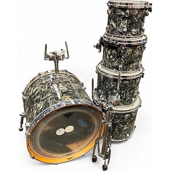 Used TAMA 5 Piece Starclassic LIQUID METAL Drum Kit