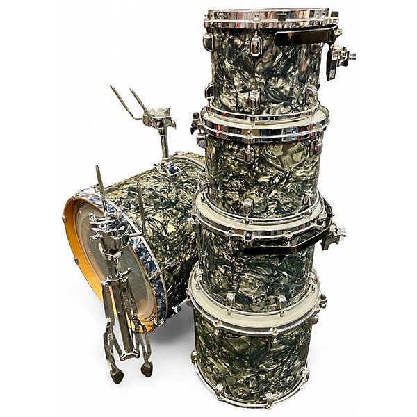 Used TAMA 5 Piece Starclassic LIQUID METAL Drum Kit