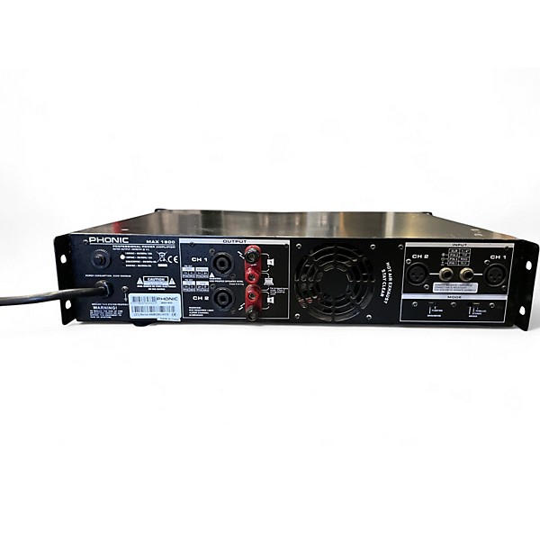 Used Phonic max1600 Power Amp