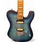 Used Sire T7 FM W/GATOR TITAN SERIES CASE Transparent Blue Solid Body Electric Guitar