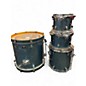 Used TAMA 5 Piece Silverstar Ice Blue Metallic Drum Kit thumbnail